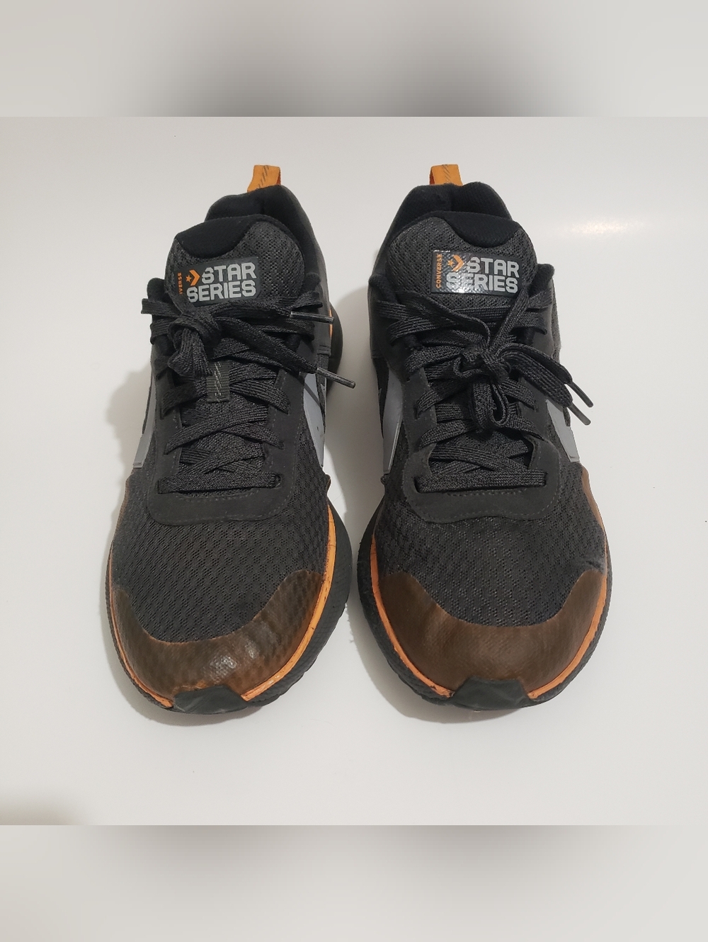 Converse Star Series BB Low Black Brown Orange Men’s 11 Sneakers 65594C - Picture 5 of 12